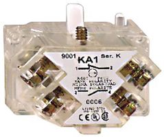 9001KA1 - CONTACT BLOCK, 1NO/1NC, 10A, SCREW/CLAMP detail