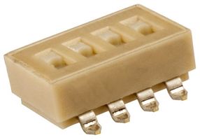 90HBW04PT - SWITCH, DIP, 4 POS, SPST, SLIDE detail