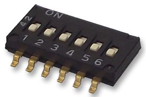 A6H-6101 - SWITCH, DIP, 1/2 PITCH, SMD detail