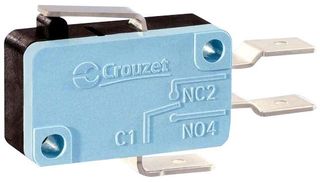 CROUZET SWITCH TECHNOLOGIES831613C3.LMICRO SWITCH, PLUNGER, SPDT, 10.1A, 250V detail