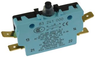 CROUZET SWITCH TECHNOLOGIES83241000MICROSWITCH, BUTTON, DPST, 10mA, 30VDC detail