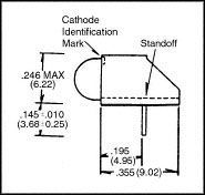 550-3007F - INDICATOR, LED PCB, 5MM, RED/GREEN, 2.1V detail