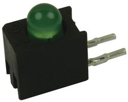 551-0209F - INDICATOR, LED PCB, 3MM, GREEN, 2.1V detail