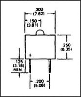 555-3008F - INDICATOR, LED PCB, 2MM, RED, 24V detail