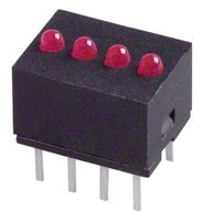 555-5003F - INDICATOR, LED PCB, 4-LED, 2MM, RED, 5V detail