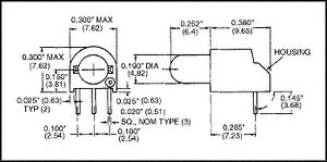 550-3509F - INDICATOR, LED PCB, 5MM, RED/GREEN, 2.1V detail