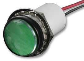 557-1603-203F - INDICATOR, LED PANEL MNT, GREEN, 12V detail