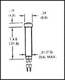 CHICAGO MINIATURE LIGHTING2110A4LAMP, INDICATOR, NEON, WHITE, 125V detail