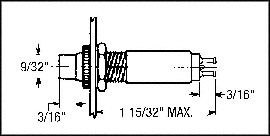 249-7866-1437-514 - INDICATOR, NEON, PANEL MNT, CLEAR, 125V detail