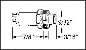 249-7972-3732-504 - INDICATOR, LED, PANEL MOUNT, GREEN detail