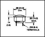 CHICAGO MINIATURE LIGHTING2622QK5LED PANEL INDICATOR detail