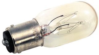 15T7DC-130V - LAMP, INCAND, BAYONET, 130V, 15W detail