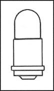 OSRAM SYLVANIA327LAMP, INCAND, MIDGET, FLANGE, 28V detail