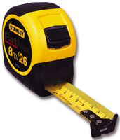 STANLEY33-726METRIC/FRACTIONAL TAPE, MANUAL, 8M, 32MM detail