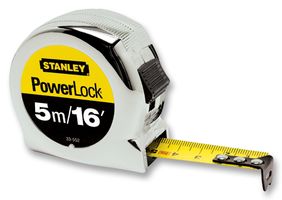 STANLEY33-553TAPE MEASURE, MICROPOWERLOCK 5M/16