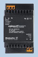 9928890012 - AC-DC CONV, DIN RAIL, 1 O/P, 18W, 1.5A, 12V detail