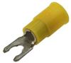 Part Number: 19099-0033
Price: US $0.19-0.14  / Piece
Summary: 


 TERMINAL, SPADE/FORK, #8, CRIMP, BLUE


 Connector Type:
Fork / Spade Tongue




 Series:
Insulkrimp




 Insulator Color:
Blue




 Termination Method:
Crimp



 Wire Size (AWG):
16AWG to 14AWG

…